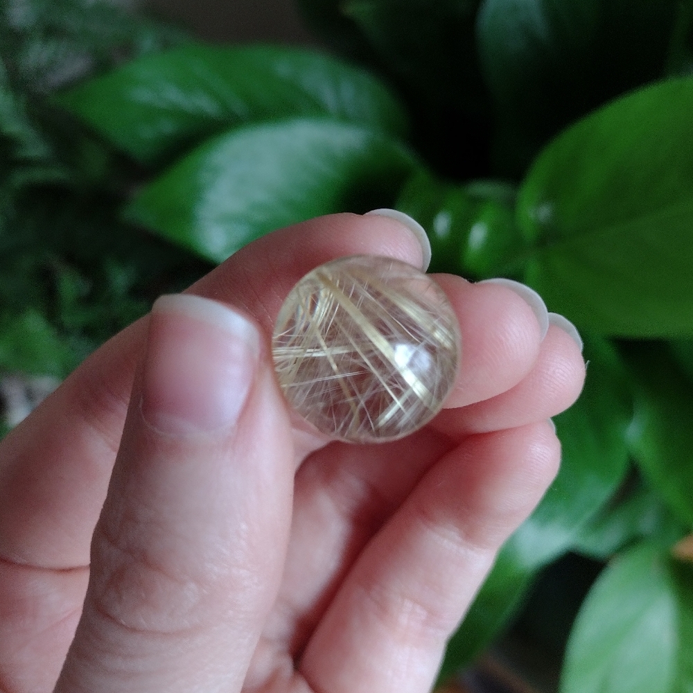 ✨SOLD✨ Rutiled Quartz Sphere Bundle - Picture 6 of 10